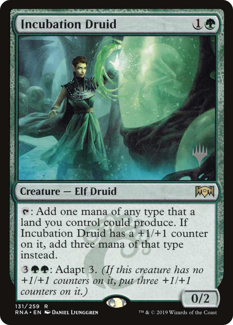 Druide d'incubation (Pack promotionnel) [Promos Ravnica Allegiance] 