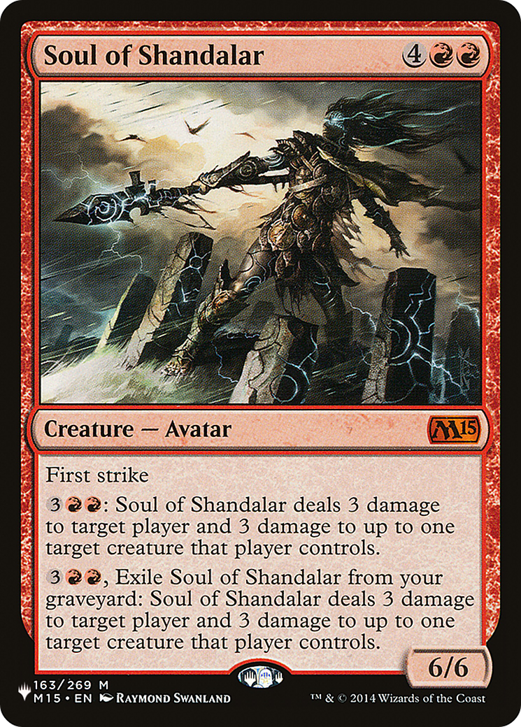 Âme de Shandalar [La liste] 