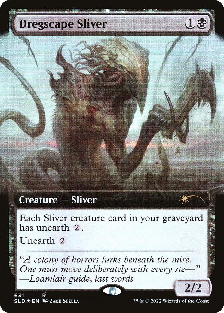 Dregscape Sliver (Art étendu) [Promotions Secret Lair Drop] 