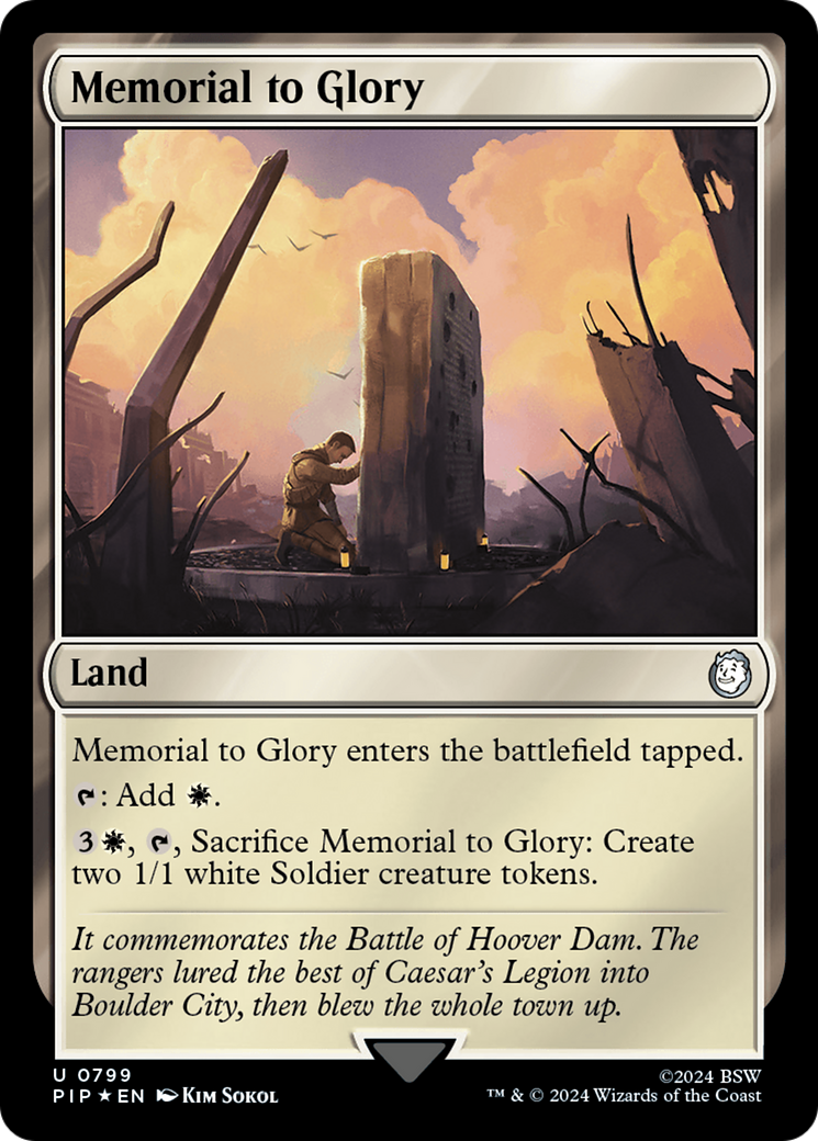 Mémorial à la gloire (Surge Foil) [Fallout] 