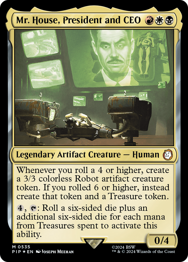M. House, président et chef de la direction (Surge Foil) [Fallout] 