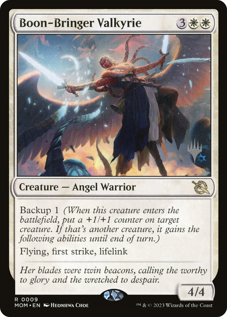 Boon-Bringer Valkyrie (Pack promotionnel) [Promotions de la Marche de la Machine] 