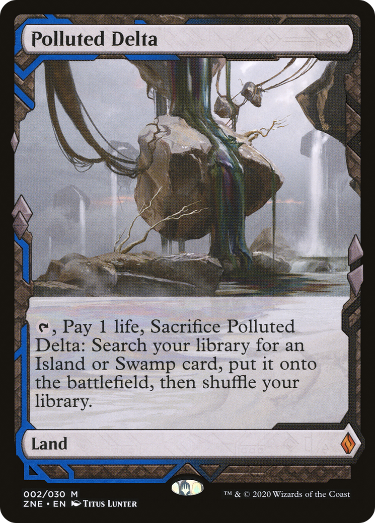 Delta pollué (Expéditions) [Zendikar Rising Expeditions] 