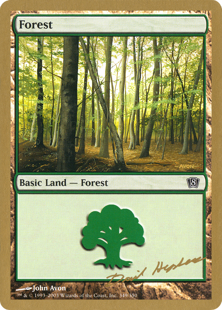 Forest (dh349) (Dave Humpherys) [Decks de championnat du monde 2003] 