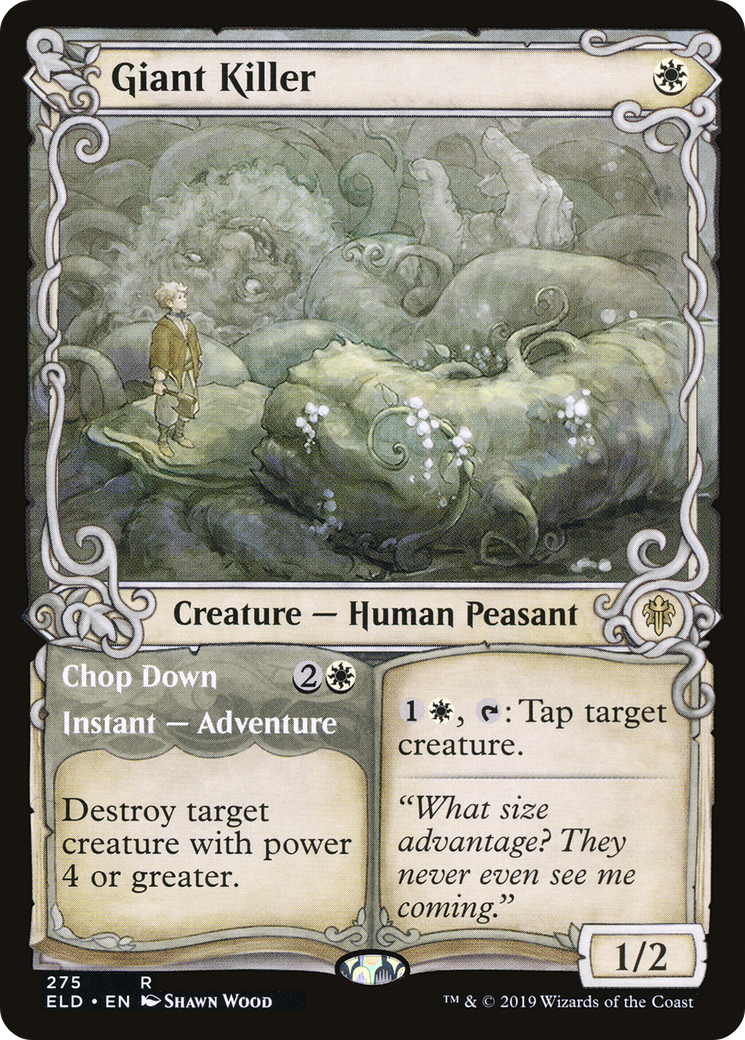 Giant Killer // Chop Down (Showcase) [Trône d'Eldraine] 