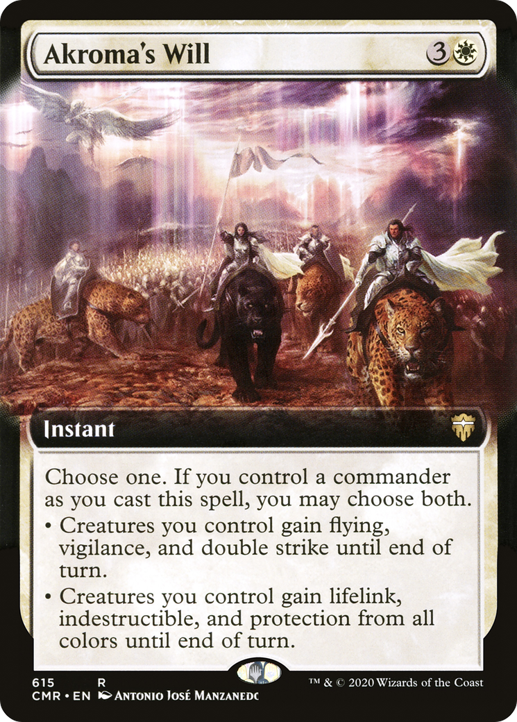 Volonté d'Akroma (art étendu) [Commander Legends] 
