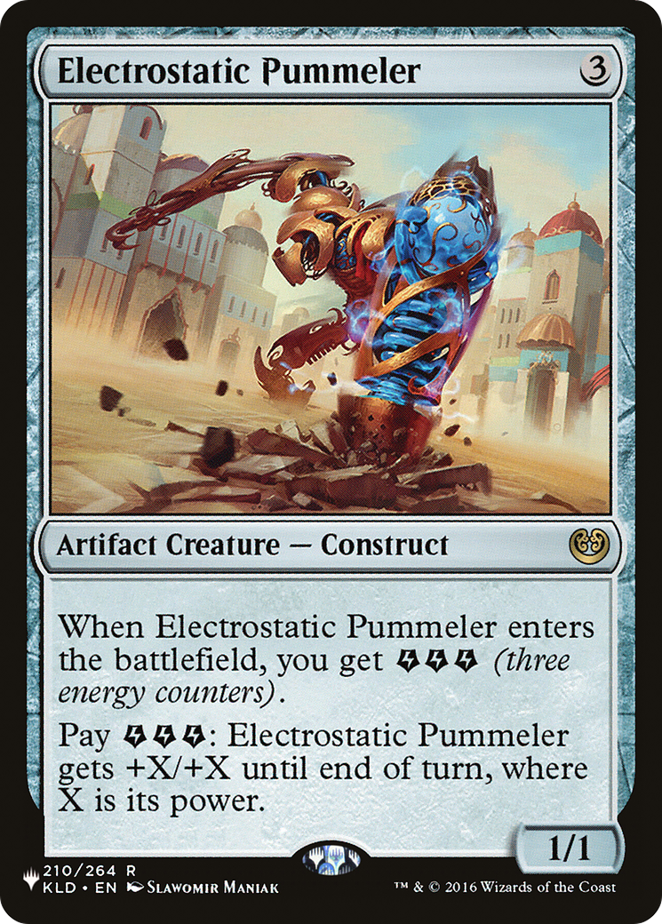 Pummeler électrostatique [La liste] 