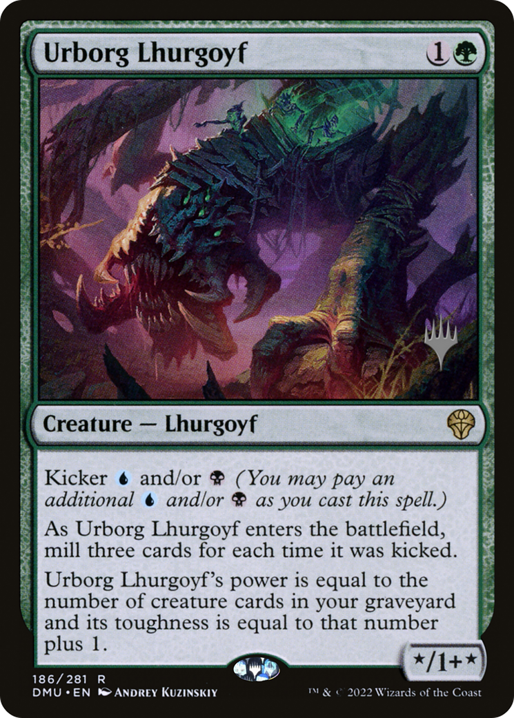 Urborg Lhurgoyf (Pack promotionnel) [Dominaria United Promos] 
