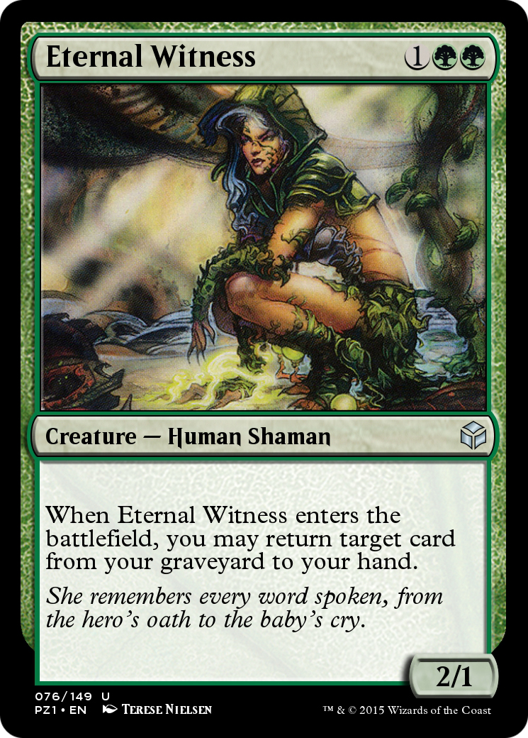 Eternal Witness (PZ1-076) - Legendary Cube Prize Pack