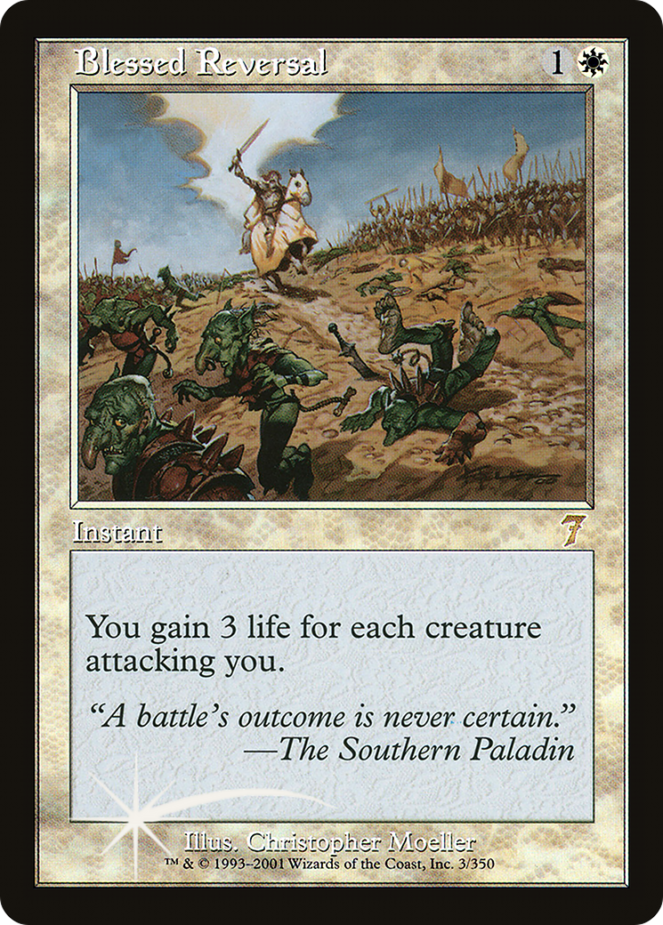 Blessed Reversal (7ED-003) - 7th Edition Foil