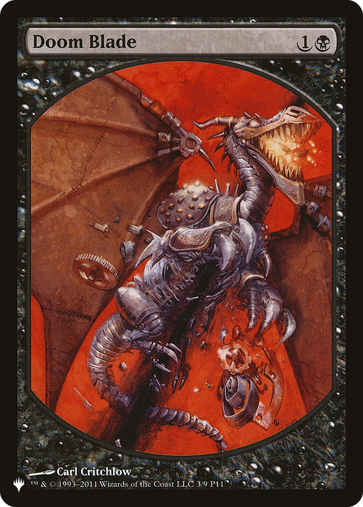 Doom Blade [La liste] 