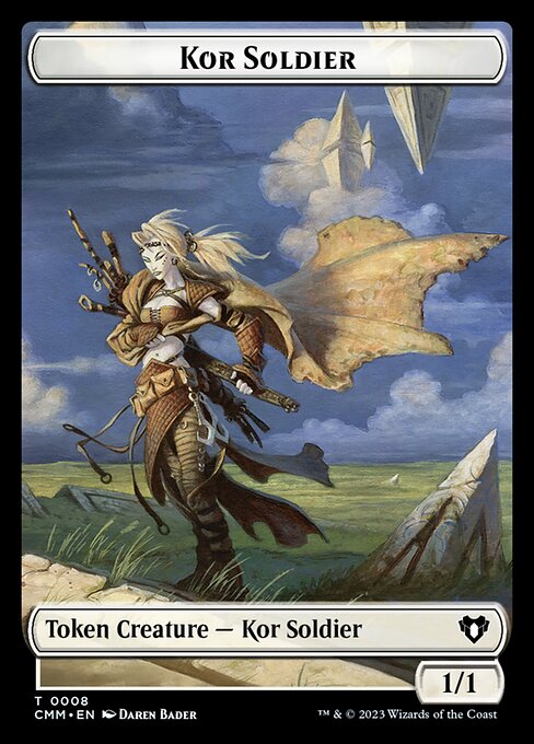 Méthoptère // Jeton double face Kor Soldier [Jetons Commander Masters] 