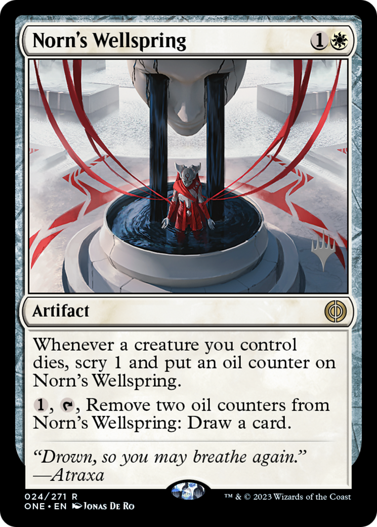 Norn's Wellspring (Pack promotionnel) [Phyrexia : All Will Be One Promos] 
