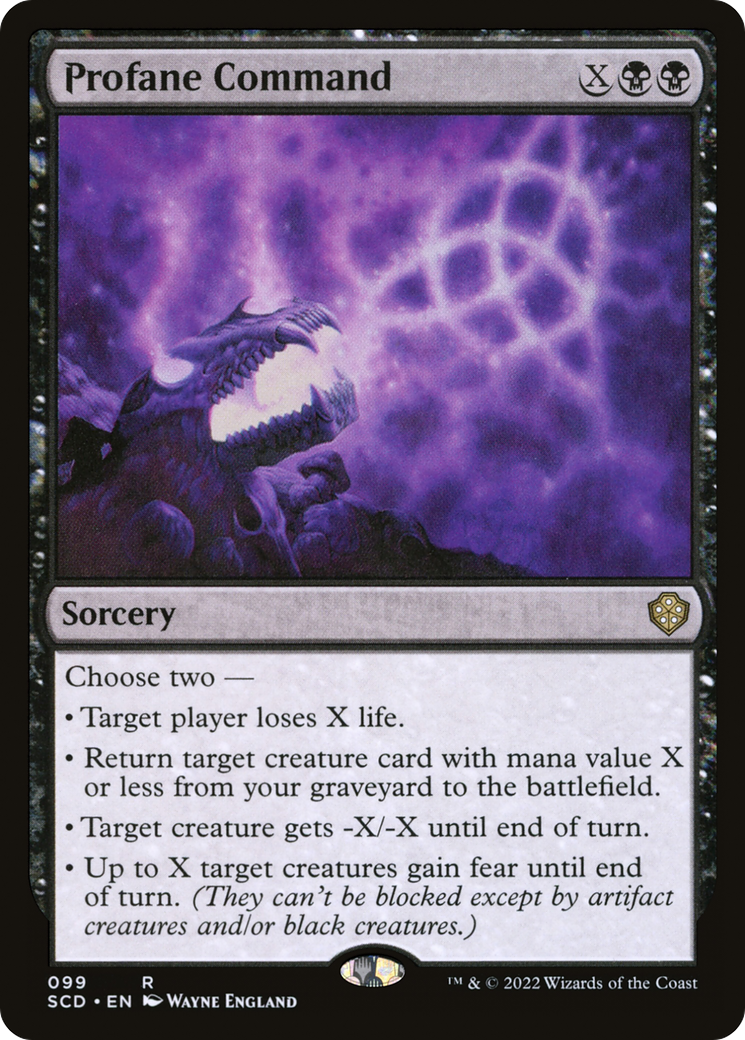 Commandement profane [Decks Commander de démarrage] 