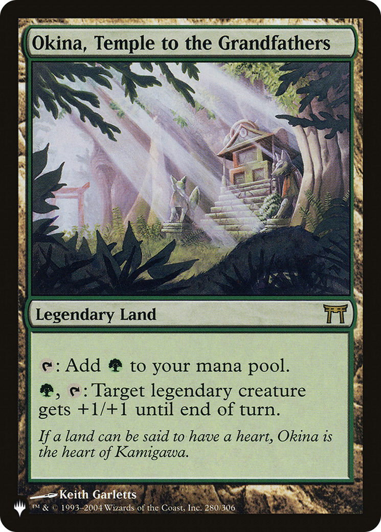Okina, Temple des Grands-Pères [La Liste] 