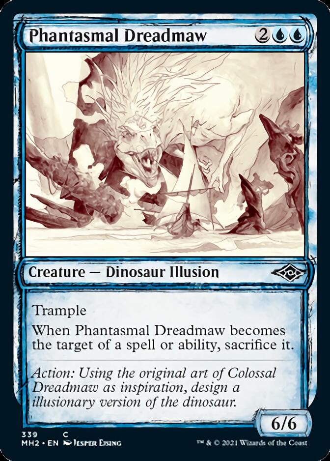 Dreadmaw fantasmatique (esquisse) [Modern Horizons 2] 