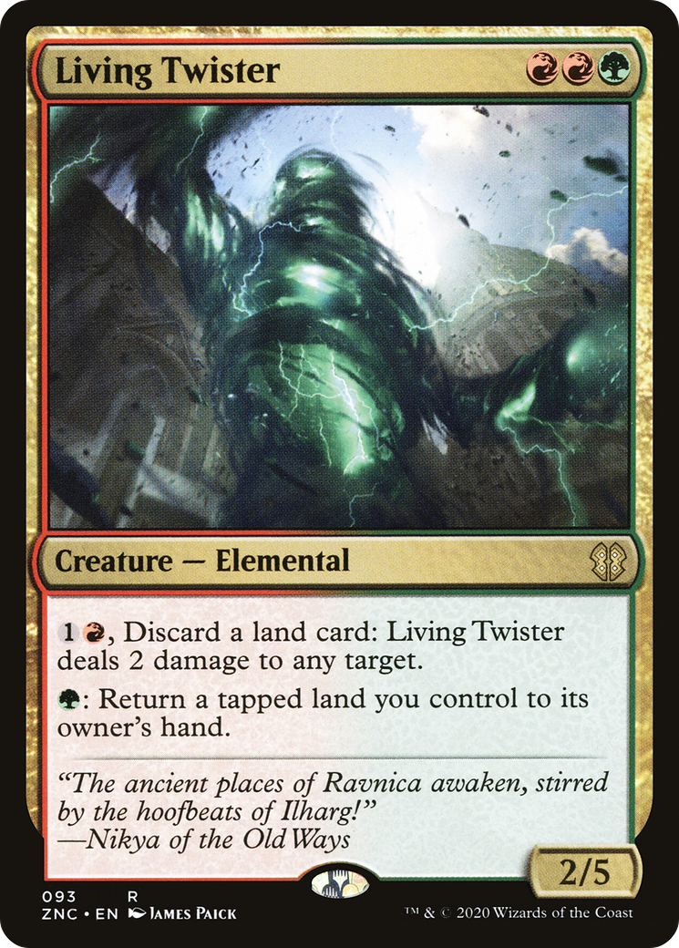 Twister vivant [Commandant montant de Zendikar] 