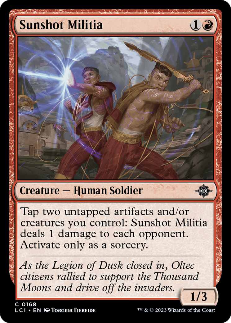 Milice Sunshot [Les cavernes perdues d'Ixalan] 