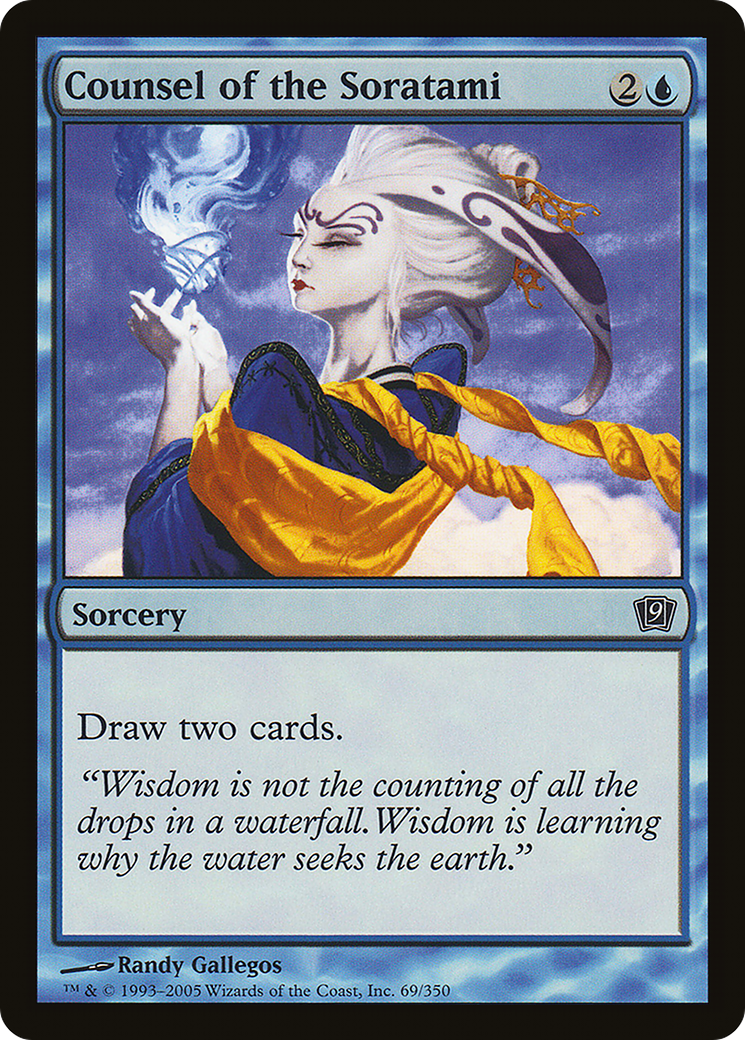 Counsel of the Soratami (9ED-69★) - 9th Edition Foil