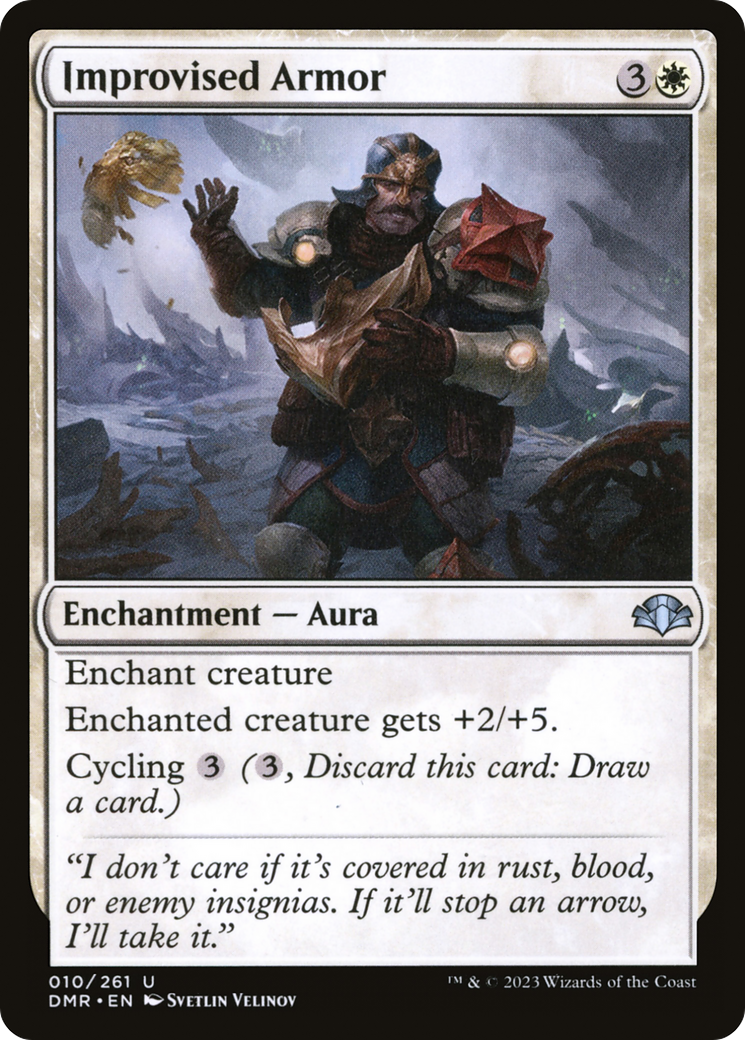 Armure improvisée [Dominaria Remastered] 