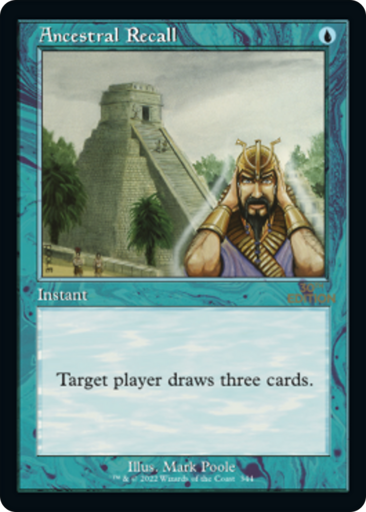 Ancestral Recall (Rétro) [Édition 30e anniversaire] 