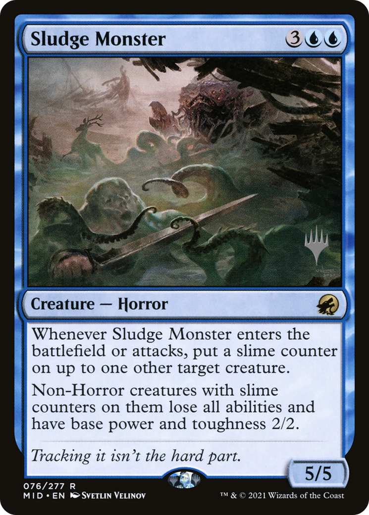 Sludge Monster (Pack promotionnel) [Innistrad : Promos Midnight Hunt] 
