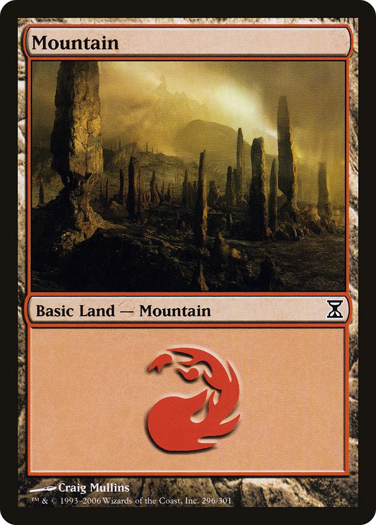 Mountain (296) (TSP-296) - Time Spiral Foil