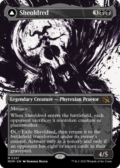 Sheoldred // Les vraies Écritures (Showcase Planar Booster Fun) [Marche de la Machine] 