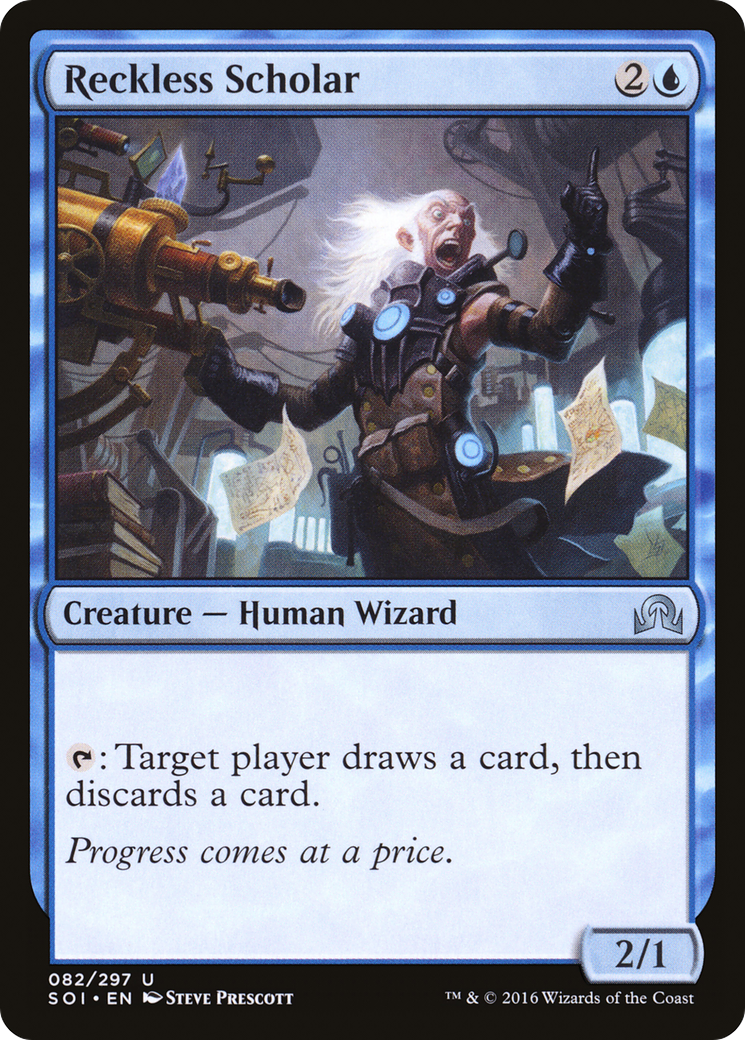 Reckless Scholar (SOI-082) - Shadows over Innistrad Foil