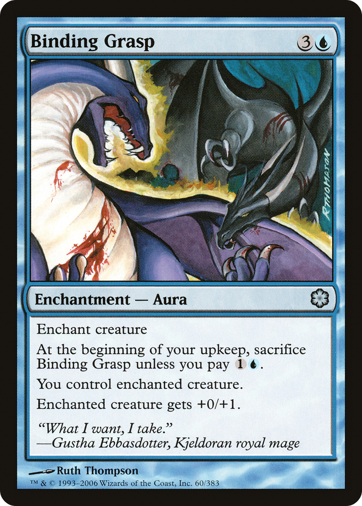 Binding Grasp (CTD-060) - Coldsnap Theme Decks