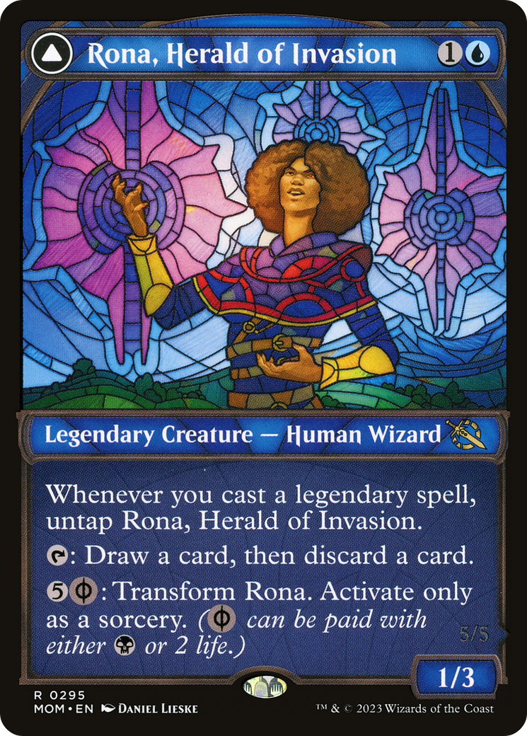 Rona, héraut de l'invasion // Rona, oblitérante tolarienne (Showcase Planar Booster Fun) [Marche de la machine] 