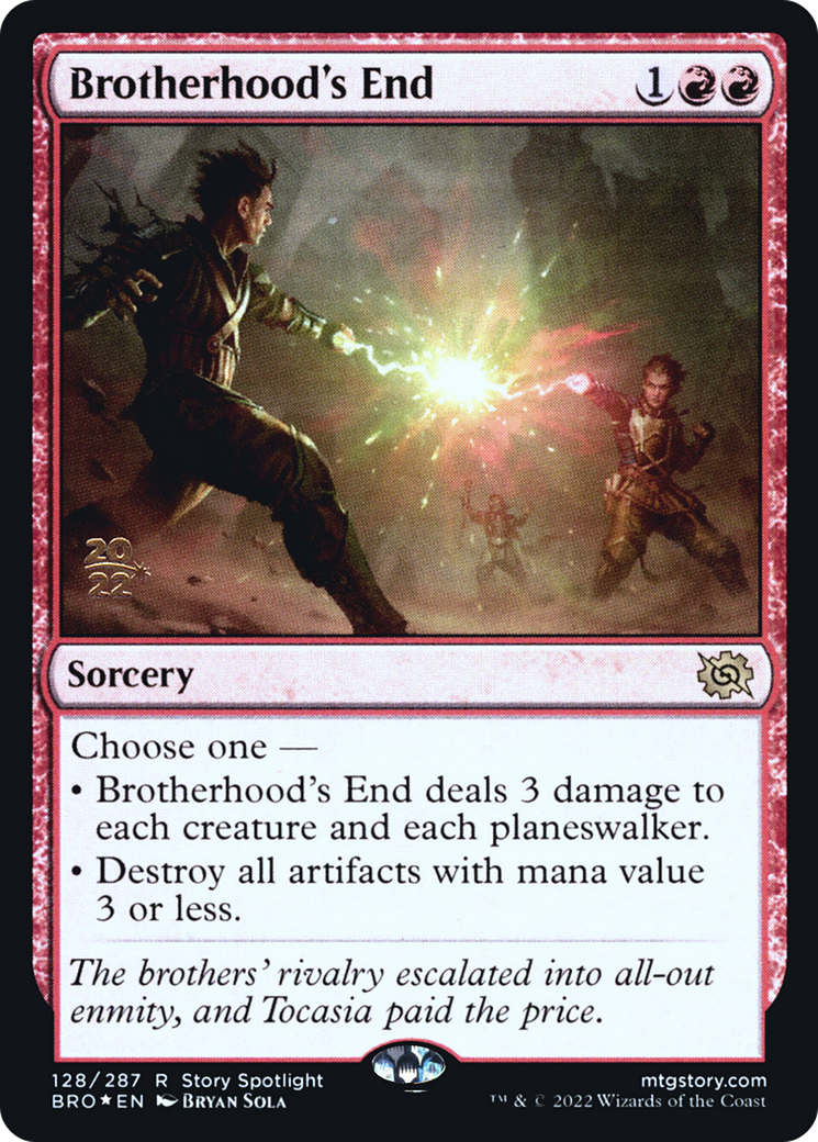 Brotherhood's End [Promotions avant-première de The Brothers' War] 