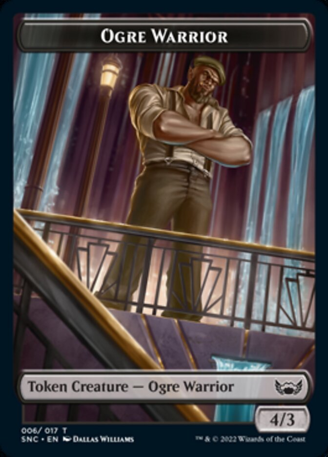 Ogre Warrior // Jeton double face Angel [Streets of New Capenna Tokens] 