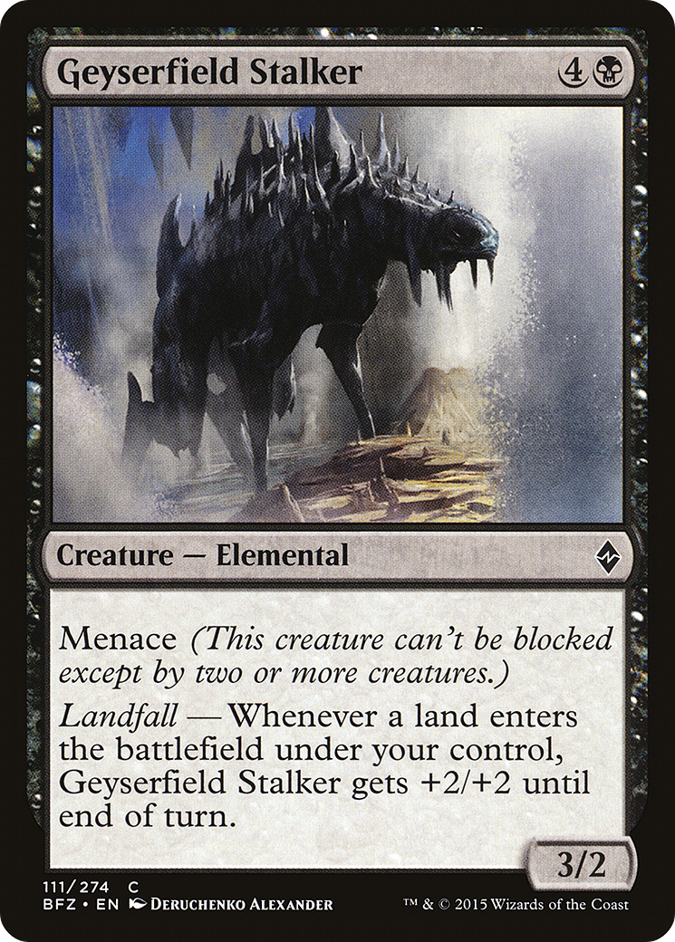 Geyserfield Stalker (BFZ-111) - Battle for Zendikar
