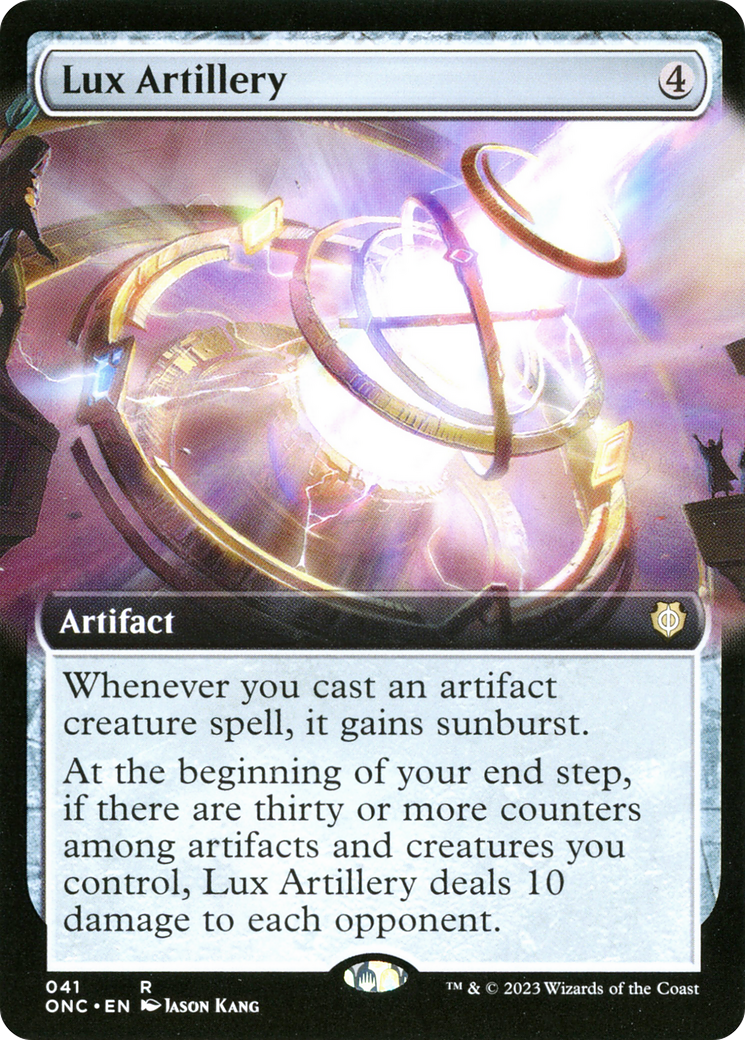Lux Artillery (Extended Art) [Phyrexia : Tous seront un seul commandant] 