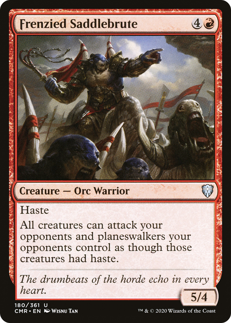 Saddlebrute frénétique [Commander Légendes] 