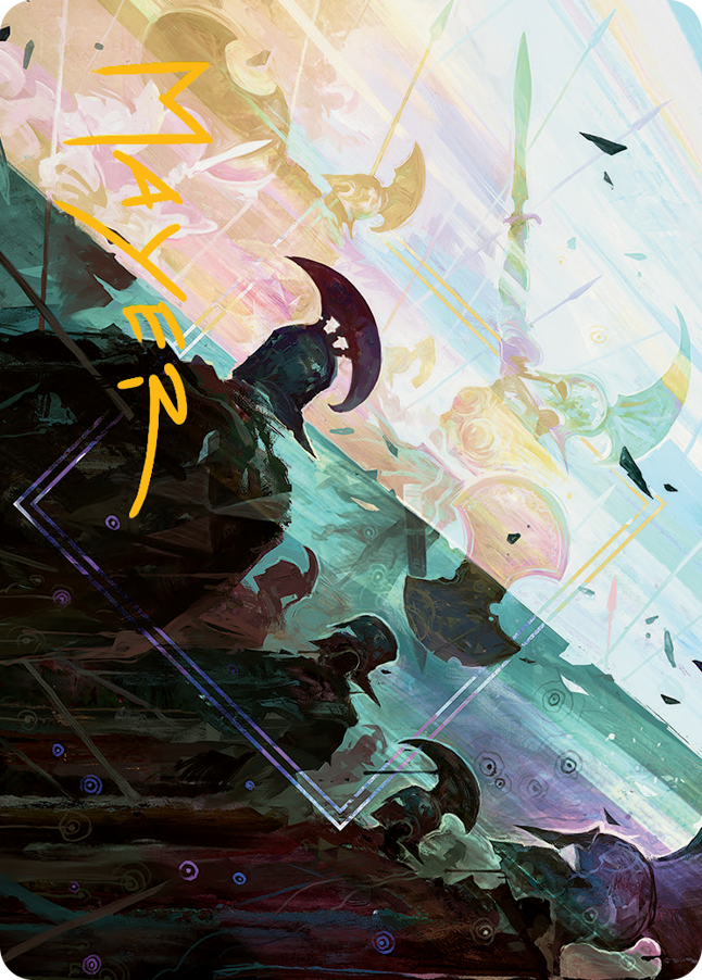 Carte d'art Surge of Salvation (signature estampillée or) [Marche de la série d'art de la machine] 