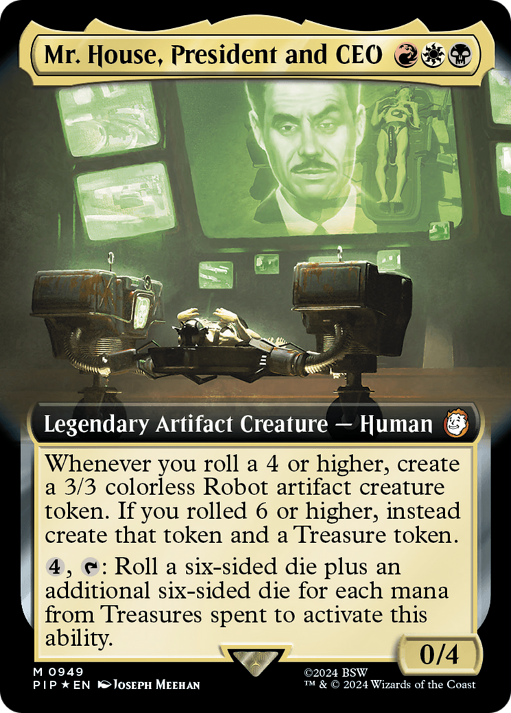 M. House, président et chef de la direction (Extended Art) (Surge Foil) [Fallout] 