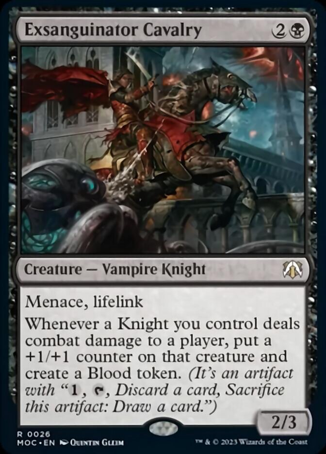 Cavalerie Exsanguinator [Marche du Commandant des Machines] 