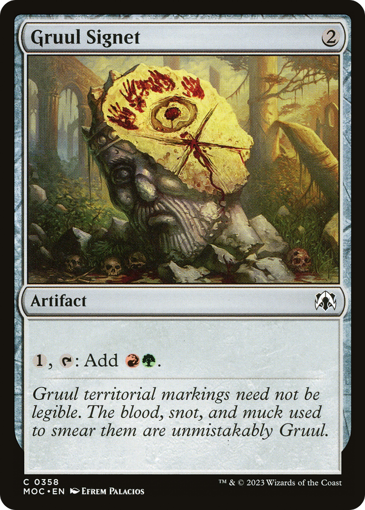 Gruul Signet [Marche du Commandant des Machines] 