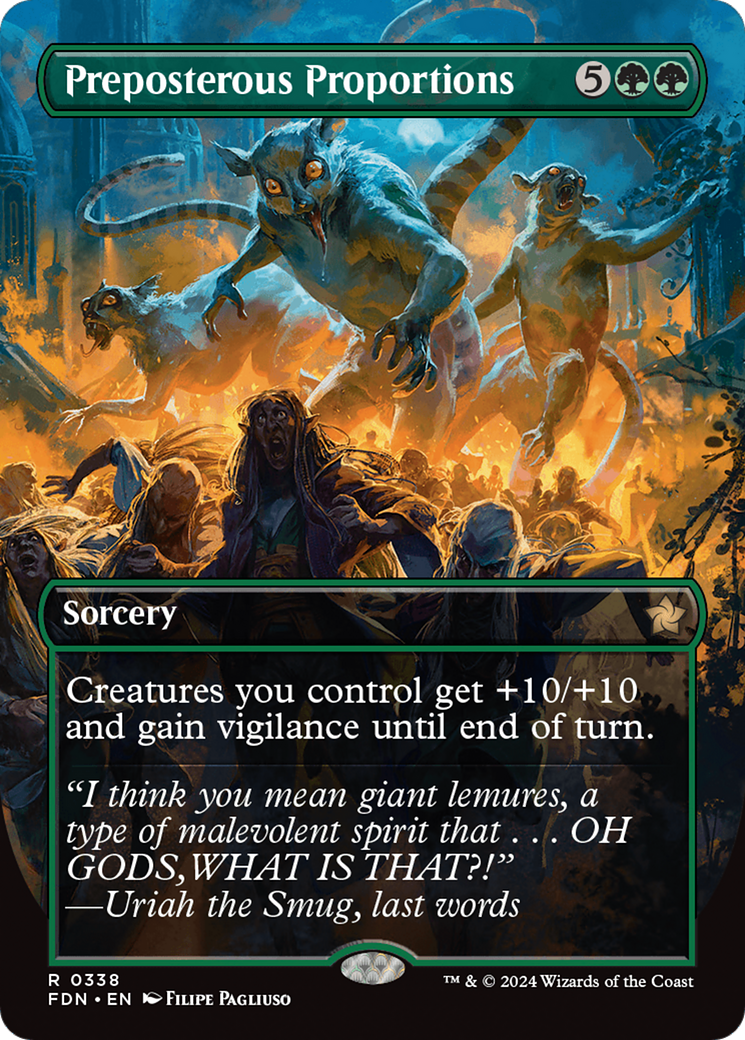 Preposterous Proportions (Borderless) (FDN-338) - Foundations (Borderless)