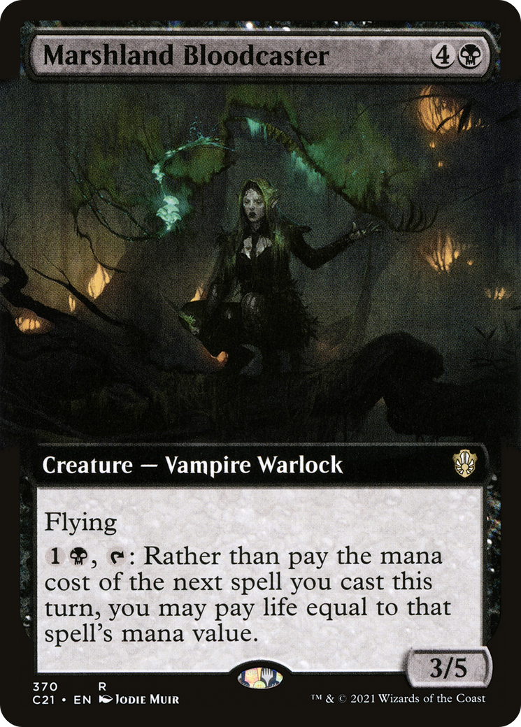 Marshland Bloodcaster (Art étendu) [Commandant 2021] 