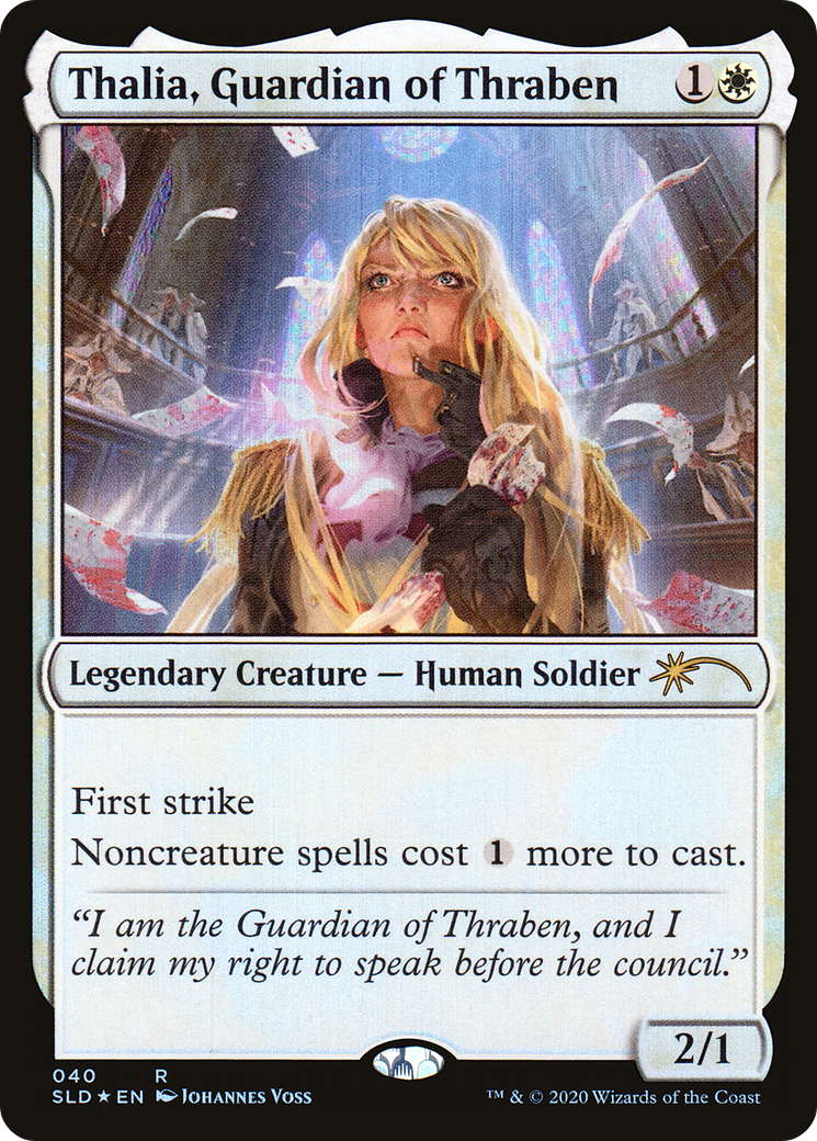 Thalia, Guardian of Thraben (SLD-040) - Secret Lair Drop Foil