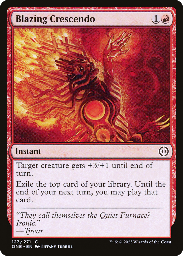 Crescendo flamboyant [Phyrexia : Tous seront un] 