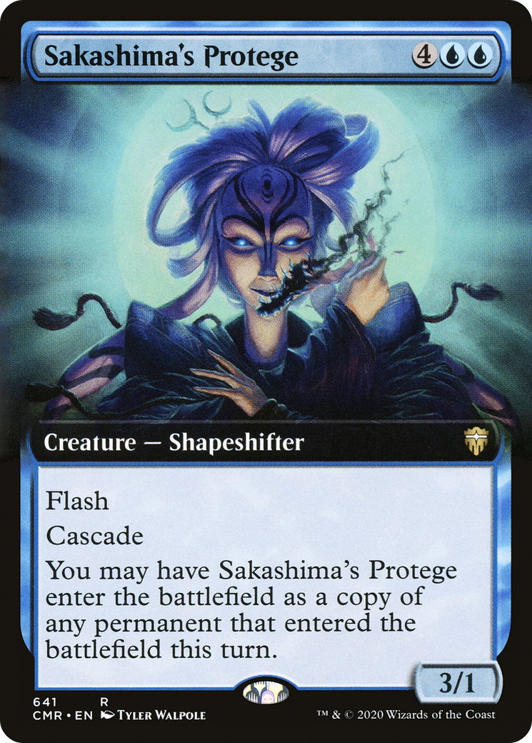 Protégé de Sakashima (art étendu) [Commander Legends] 