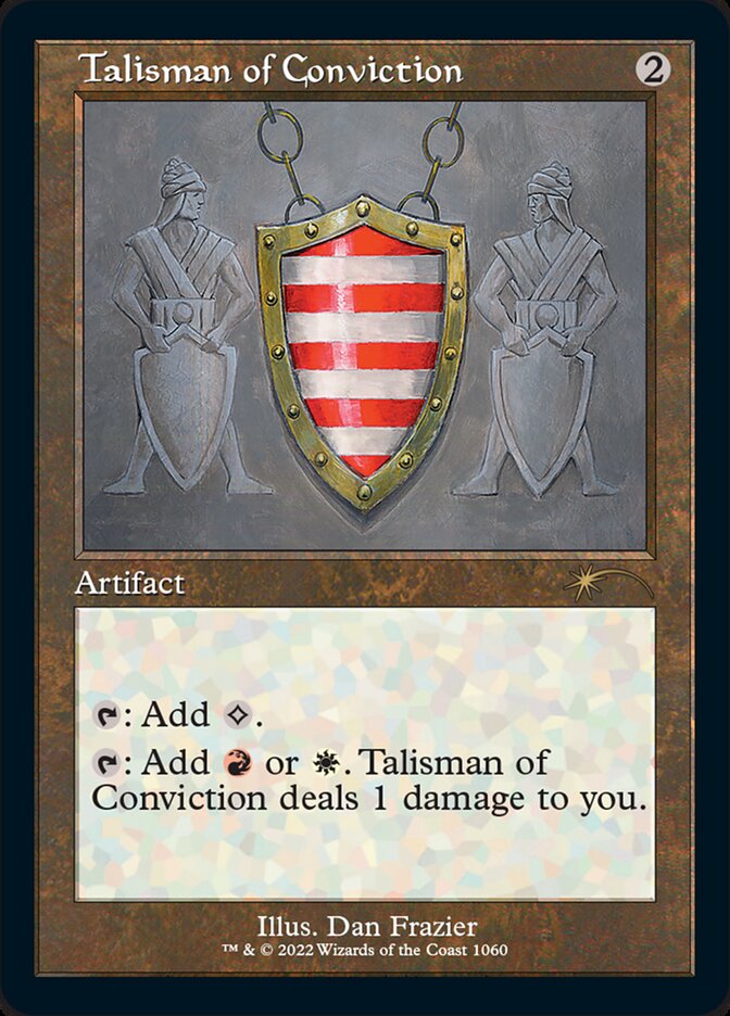 Talisman de conviction (feuille gravée) [série Secret Lair Drop] 