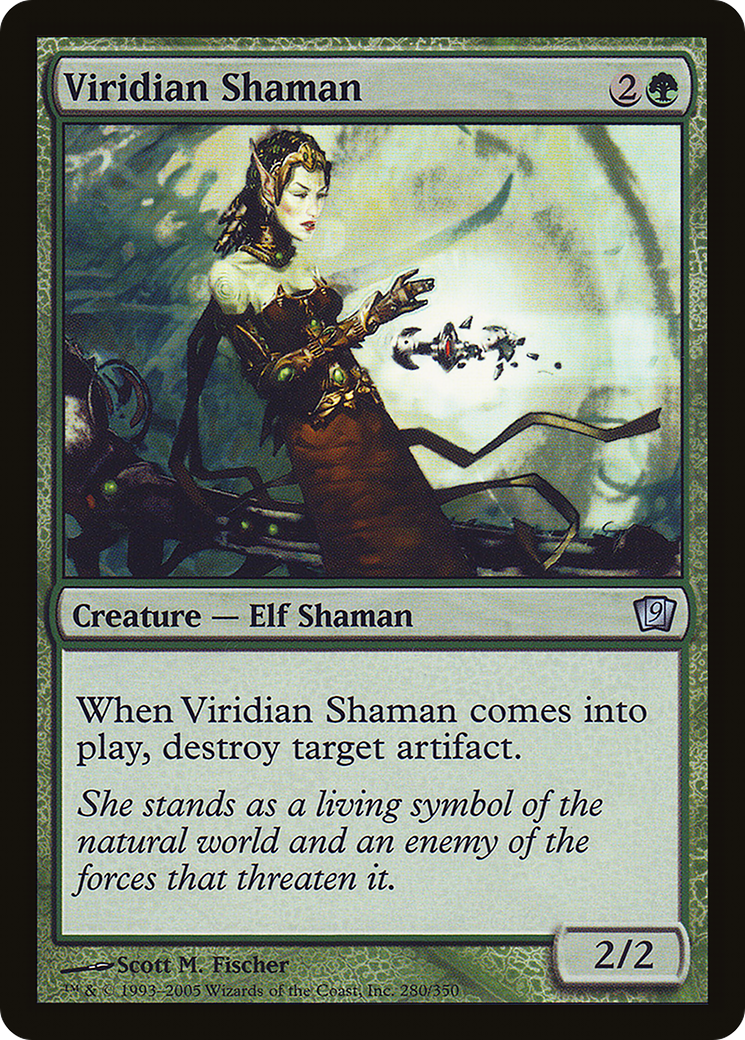 Viridian Shaman (9ED-280★) - 9th Edition