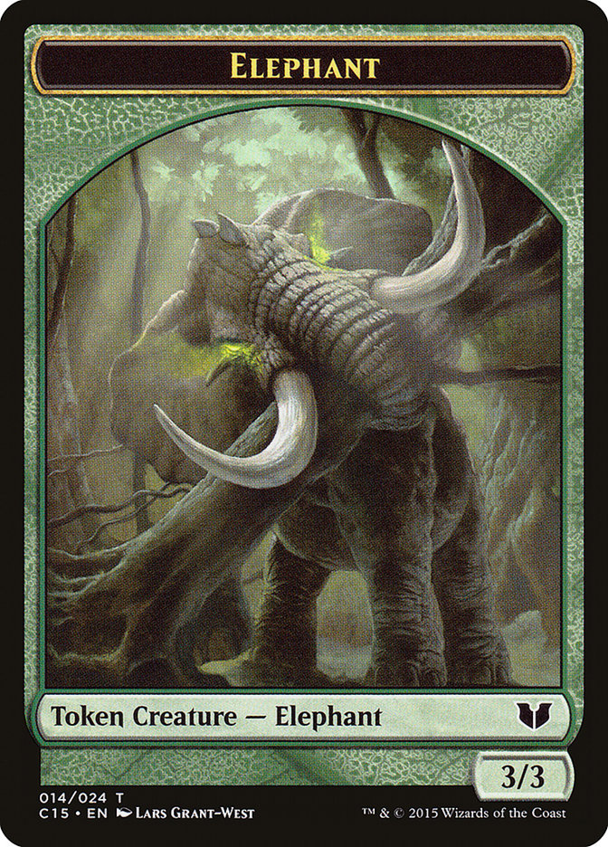 Elephant (C15-014) - Commander 2015 Tokens