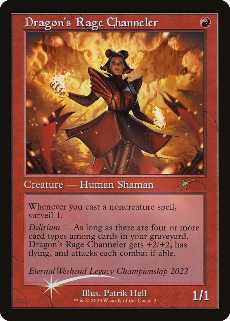 Dragon's Rage Channeler (Retro Frame) (Eternal Weekend 2023 Promo) (MFP-002) - Eternal Weekend Foil
