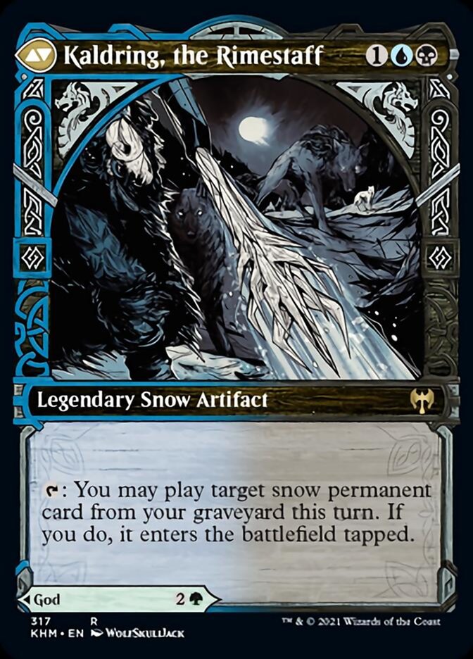 Jorn, God of Winter // Kaldring, the Rimestaff (KHM-317) - Kaldheim: (Showcase)